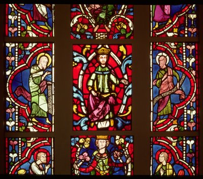 Tree of Jesse, showing the prophets and the three kings, French, c.1250 by French School